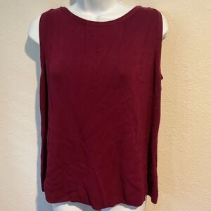 Dressbarn sleeveless XL dark purple shirt
